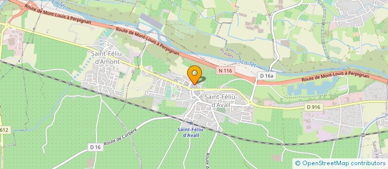 localisation de l'entreprise SARL CG TUYAUTERIE  SAINT-FELIU-D'AVALL