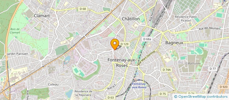 localisation de l'entreprise SARL CGC à FONTENAY-AUX-ROSES