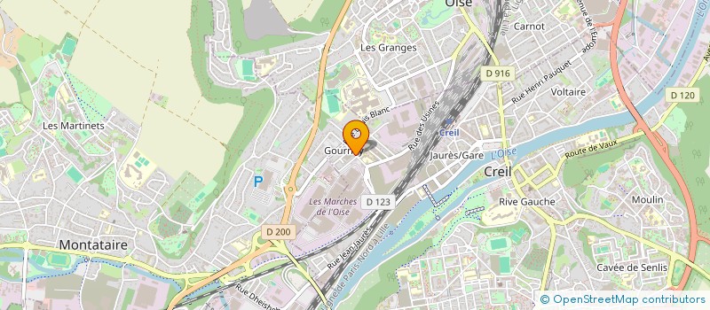 localisation de l'entreprise SARL CGFO à CREIL