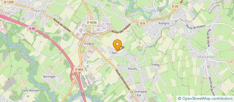 localisation de l'entreprise SARL CGM à CONTAMINE-SUR-ARVE