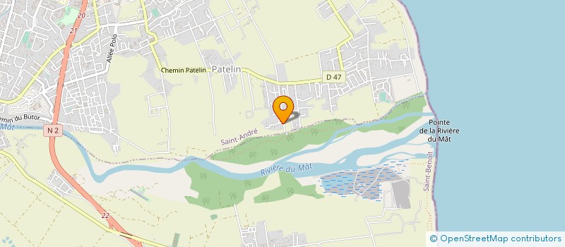 localisation de l'entreprise SARL CGP  SAINT-ANDRE