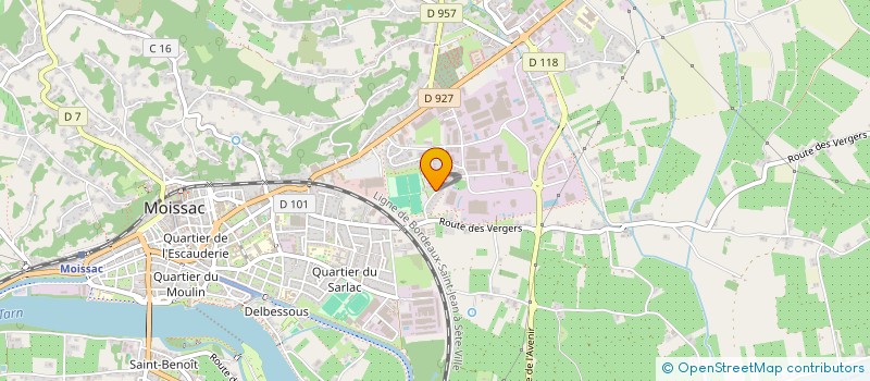 localisation de l'entreprise SARL CGS  MOISSAC