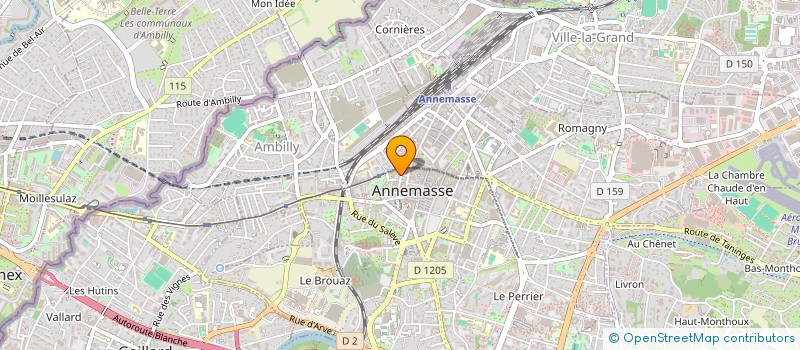 localisation de l'entreprise SARL CH à ANNEMASSE