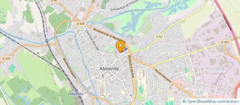 localisation de l'entreprise SARL CHABAILLE FRERES à ABBEVILLE