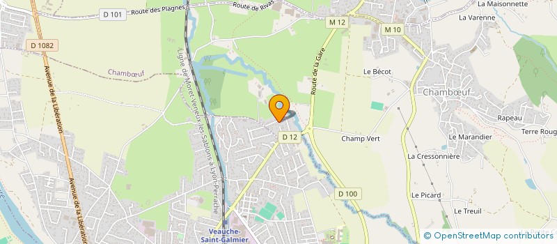 localisation de l'entreprise SARL CHABANNE  CHAMBOEUF