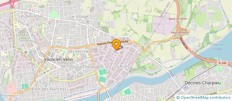 localisation de l'entreprise SARL CHABANOL à VAULX-EN-VELIN