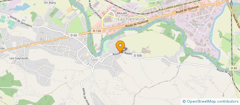 localisation de l'entreprise SARL CHABBERT à SAIX