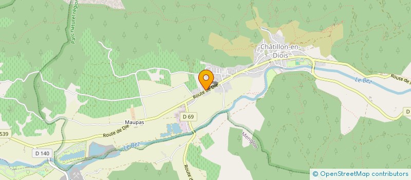 localisation de l'entreprise SARL CHAFFOIS ET FILS ENTREPRISE à CHATILLON-EN-DIOIS