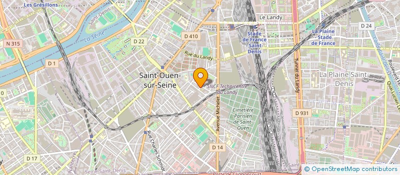 localisation de l'entreprise SARL CHAID à SAINT-OUEN-SUR-SEINE