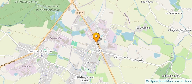 localisation de l'entreprise SARL CHAIGNEAU à L' OIE
