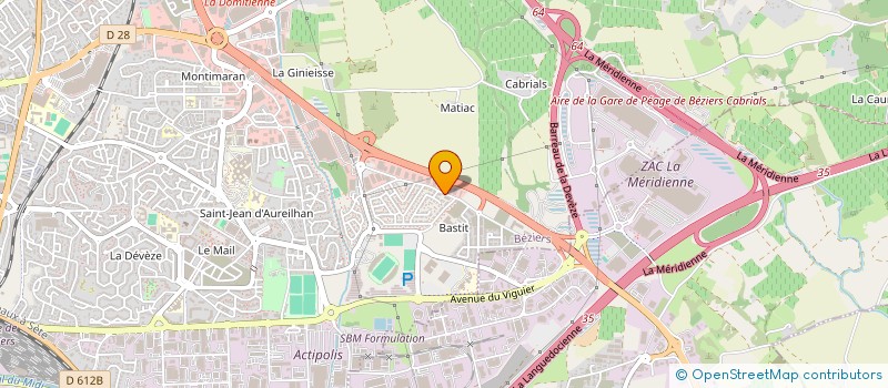 localisation de l'entreprise SARL CHAIGNEAU PIERRE à BEZIERS