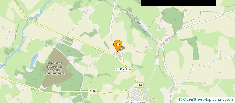 localisation de l'entreprise SARL CHAILLOU  MONTMIRAIL