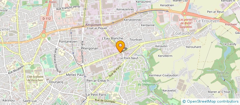 localisation de l'entreprise SARL CHAIS D'IROISE à BREST