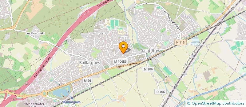 localisation de l'entreprise SARL CHAIX à BAILLARGUES