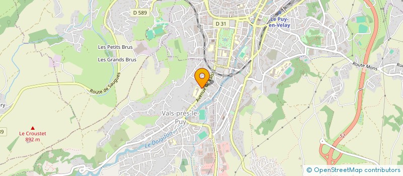 localisation de l'entreprise SARL CHAIZE DENTELLES à VALS-PRES-LE-PUY