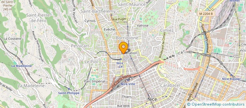 localisation de l'entreprise SARL CHAKHARI à NICE