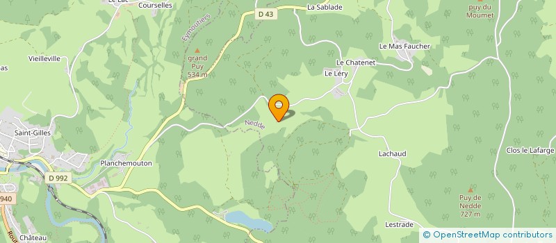 localisation de l'entreprise SARL CHALENDEIX à NEDDE