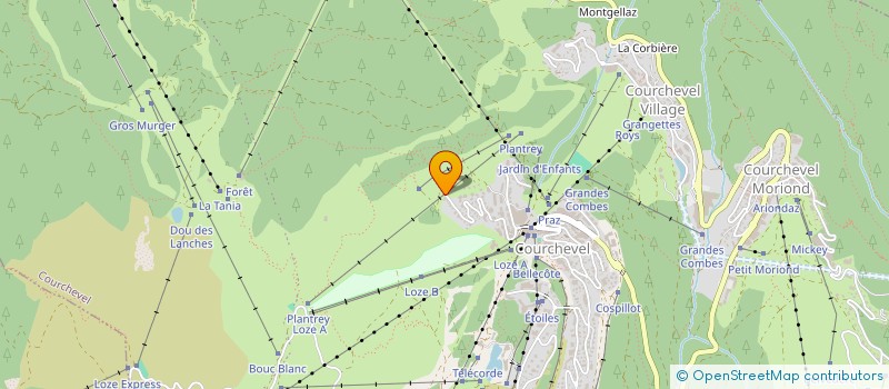 localisation de l'entreprise SARL CHALET DE LA LOZE à COURCHEVEL