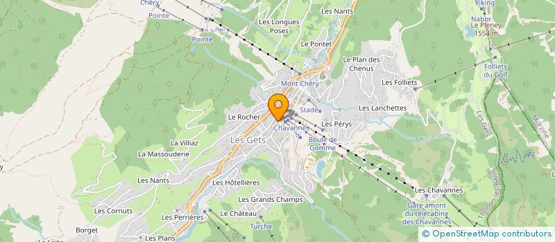 localisation de l'entreprise SARL CHALET DE MONTAGNE à LES GETS