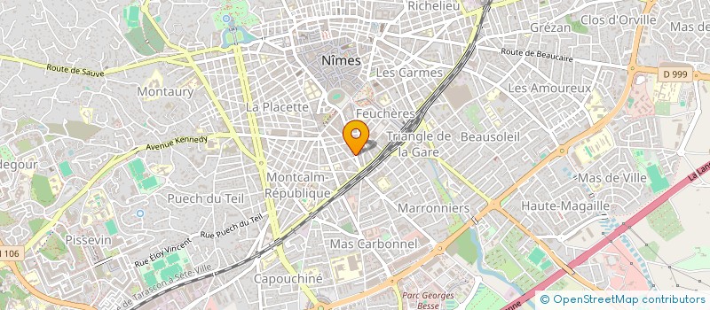 localisation de l'entreprise SARL CHALET RICCI  NIMES