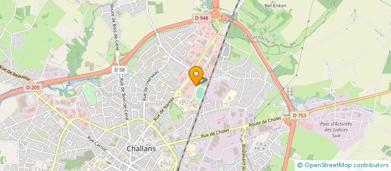 localisation de l'entreprise SARL CHALLANS MEDICAL à CHALLANS
