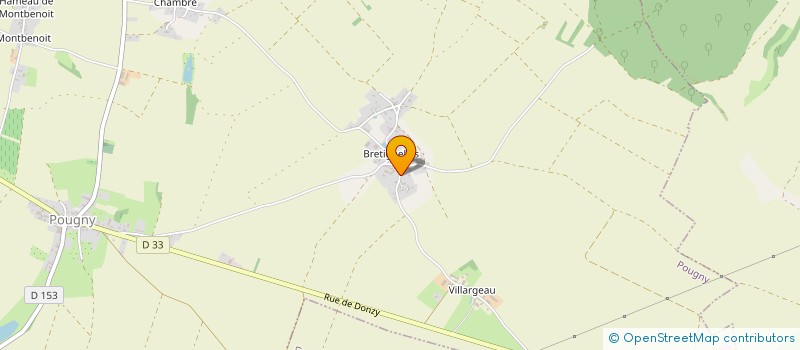 localisation de l'entreprise SARL CHALON à POUGNY