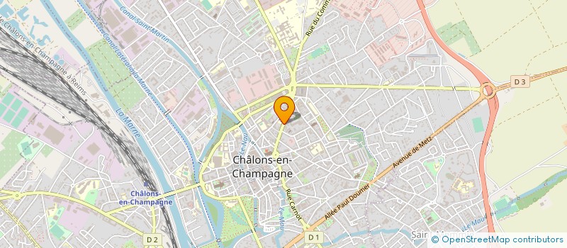 localisation de l'entreprise SARL CHALONS OUTILLAGE à CHALONS-EN-CHAMPAGNE