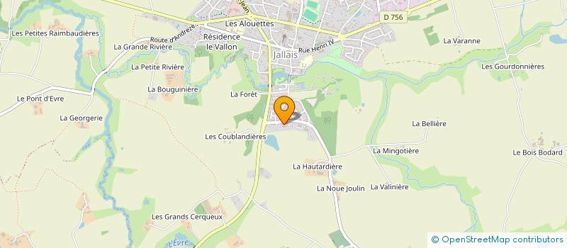 localisation de l'entreprise SARL CHAMAPLAST à BEAUPREAU-EN-MAUGES