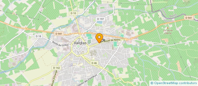localisation de l'entreprise SARL CHAMARET - SANITAIRES à VALREAS