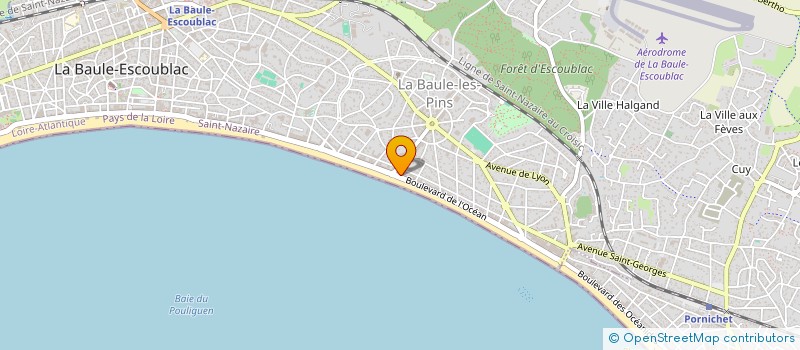 localisation de l'entreprise SARL CHAMATI  LA BAULE-ESCOUBLAC