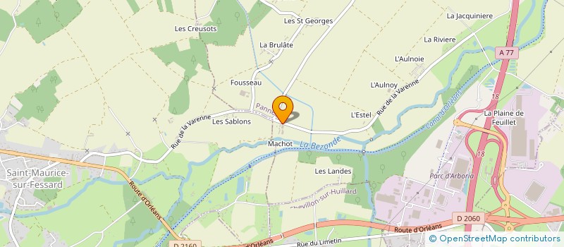 localisation de l'entreprise SARL CHAMBON à PANNES