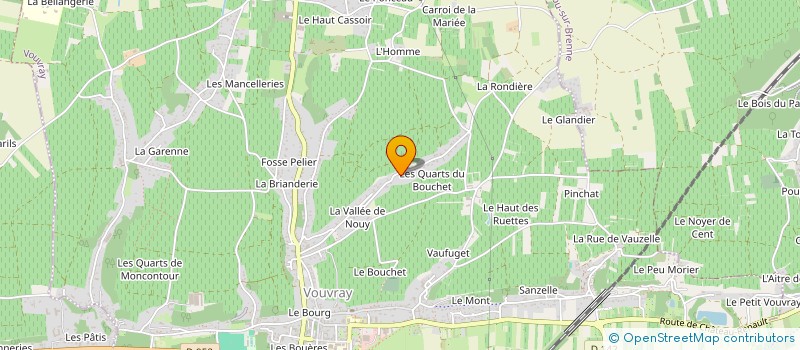 localisation de l'entreprise SARL CHAMEN  VOUVRAY