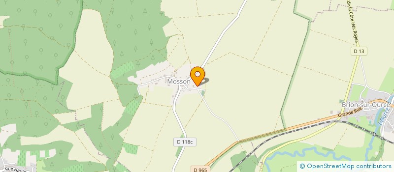 localisation de l'entreprise SARL CHAMEROY ARNAUD  MOSSON