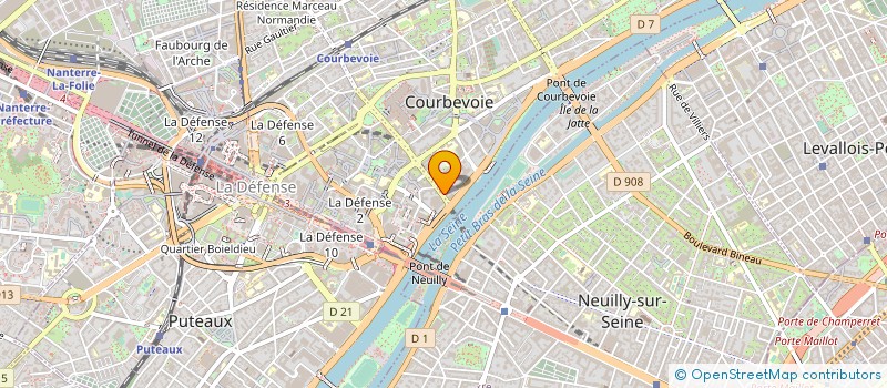 localisation de l'entreprise SARL CHAMOUR à COURBEVOIE