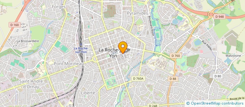 localisation de l'entreprise SARL CHAMP LIBRE à LA ROCHE-SUR-YON