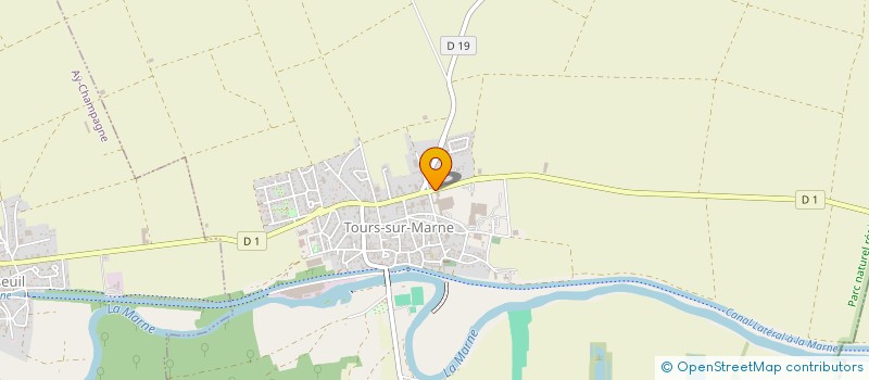 localisation de l'entreprise SARL CHAMPAGNE CHAUVET à TOURS-SUR-MARNE
