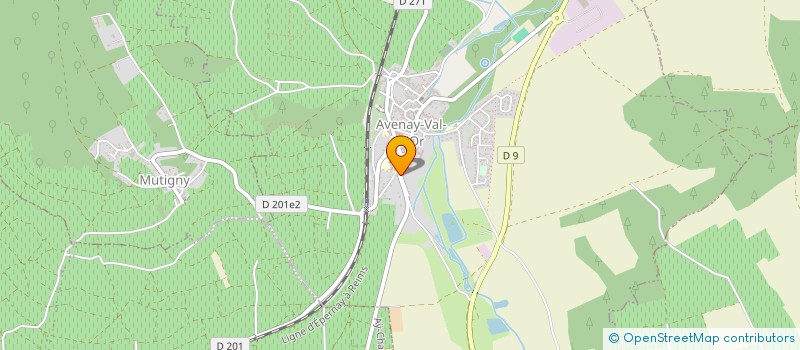 localisation de l'entreprise SARL CHAMPAGNE INDUSTRIE à AVENAY-VAL-D'OR