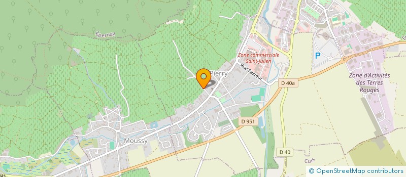 localisation de l'entreprise SARL CHAMPAGNE LAGACHE  PIERRY