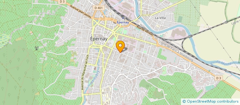 localisation de l'entreprise SARL CHAMPAGNE REGENT ET FILS  EPERNAY