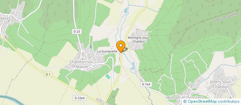 localisation de l'entreprise SARL CHAMPAGNE RIOBLANC ET FILS  CHATILLON-SUR-MARNE