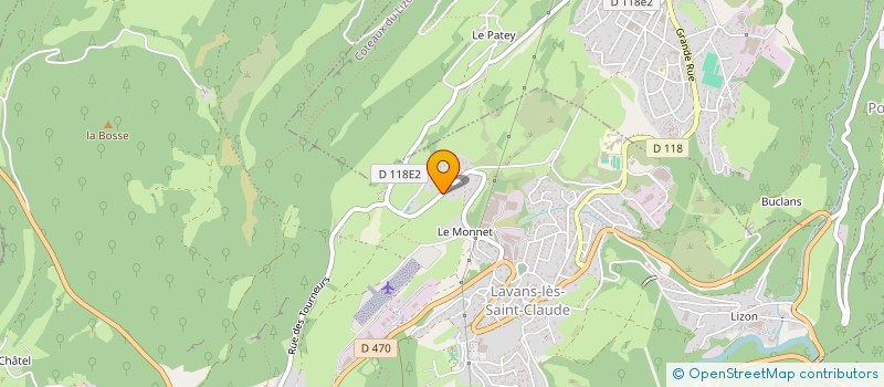 localisation de l'entreprise SARL CHAMPIED à LAVANS-LES-SAINT-CLAUDE