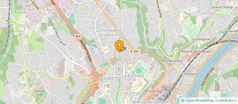 localisation de l'entreprise SARL CHAMPIER  CHAMPAGNE-AU-MONT-D OR