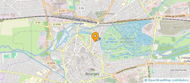 localisation de l'entreprise SARL CHAMPRIS CONSEIL COMMUNICATION  BOURGES