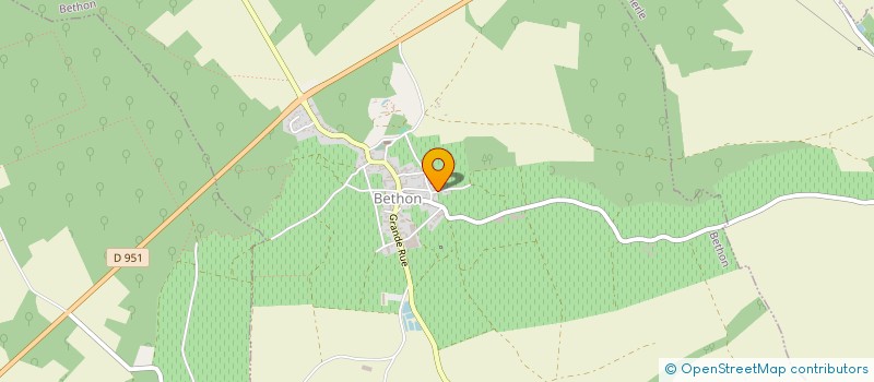 localisation de l'entreprise SARL CHAMPY  BETHON