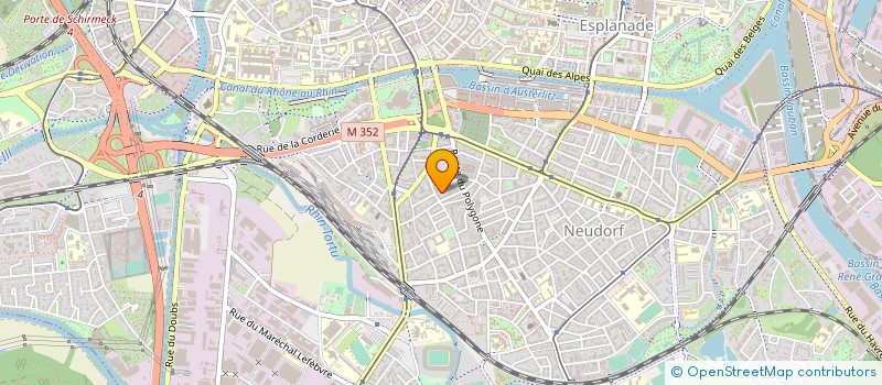 localisation de l'entreprise SARL CHAN  STRASBOURG