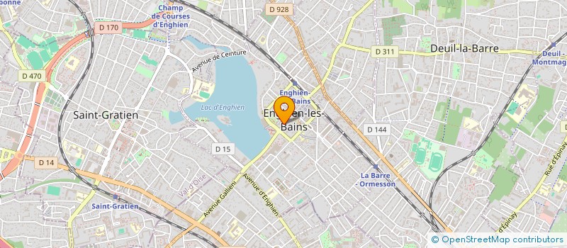 localisation de l'entreprise SARL CHANA à ENGHIEN-LES-BAINS