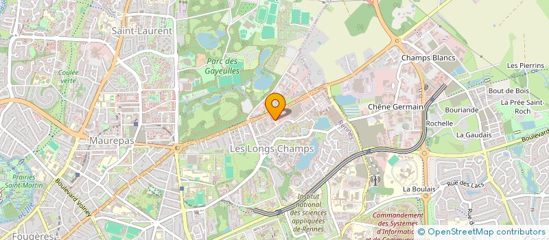 localisation de l'entreprise SARL CHANTE PIE à RENNES