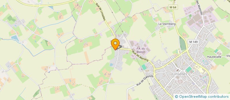 localisation de l'entreprise SARL CHANTERELLE  LINSELLES