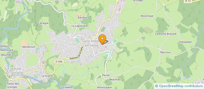 localisation de l'entreprise SARL CHANTEYL  SAINT-DIDIER-EN-VELAY