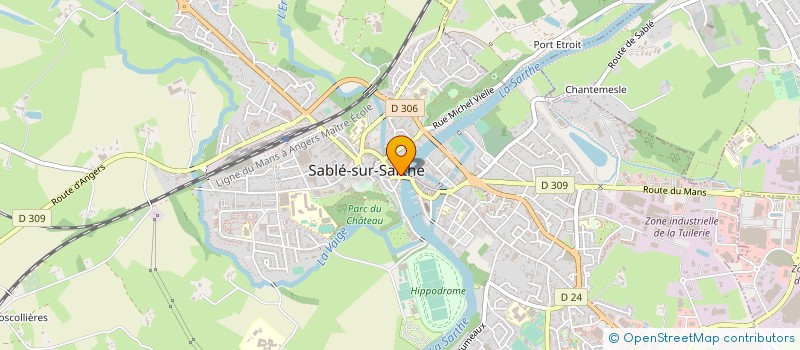 localisation de l'entreprise SARL CHANTOLIVE à ANGERS